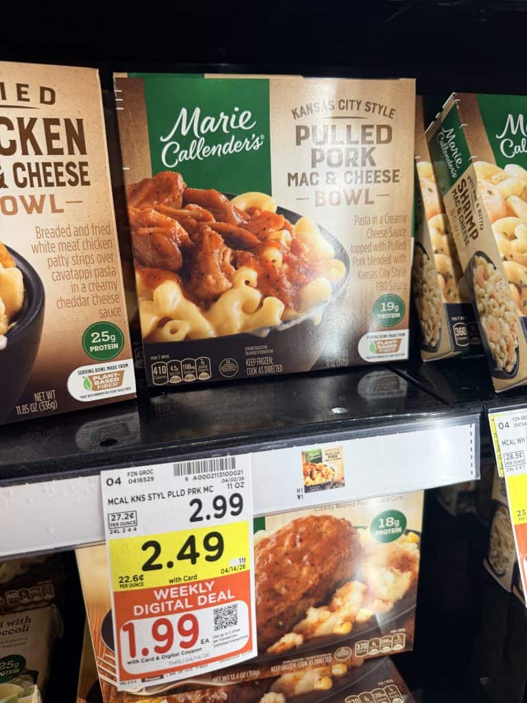 marie callenders meals kroger shelf image (2)