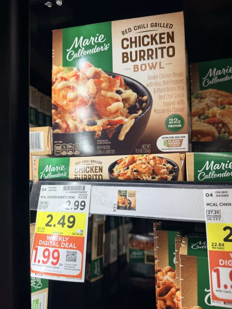marie callenders meals kroger shelf image (2)