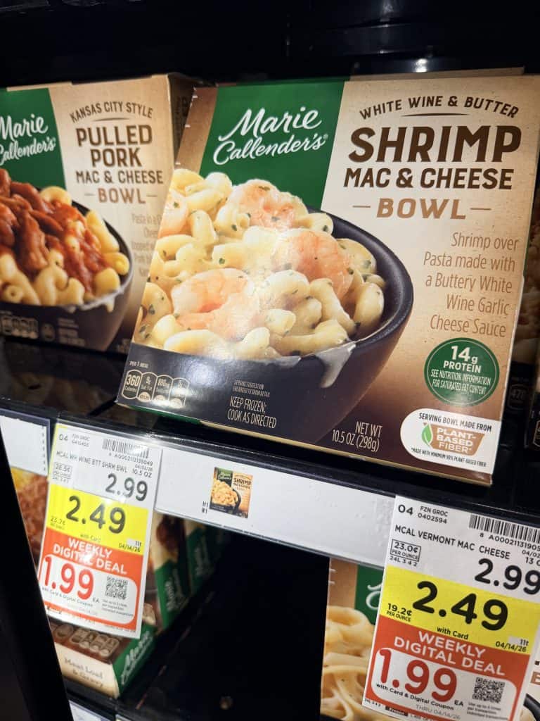 marie callenders meals kroger shelf image (2)