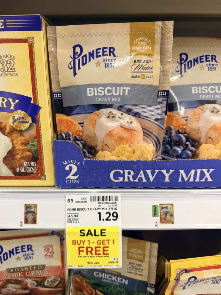 pioneer gravy mix kroger shelf image (1)