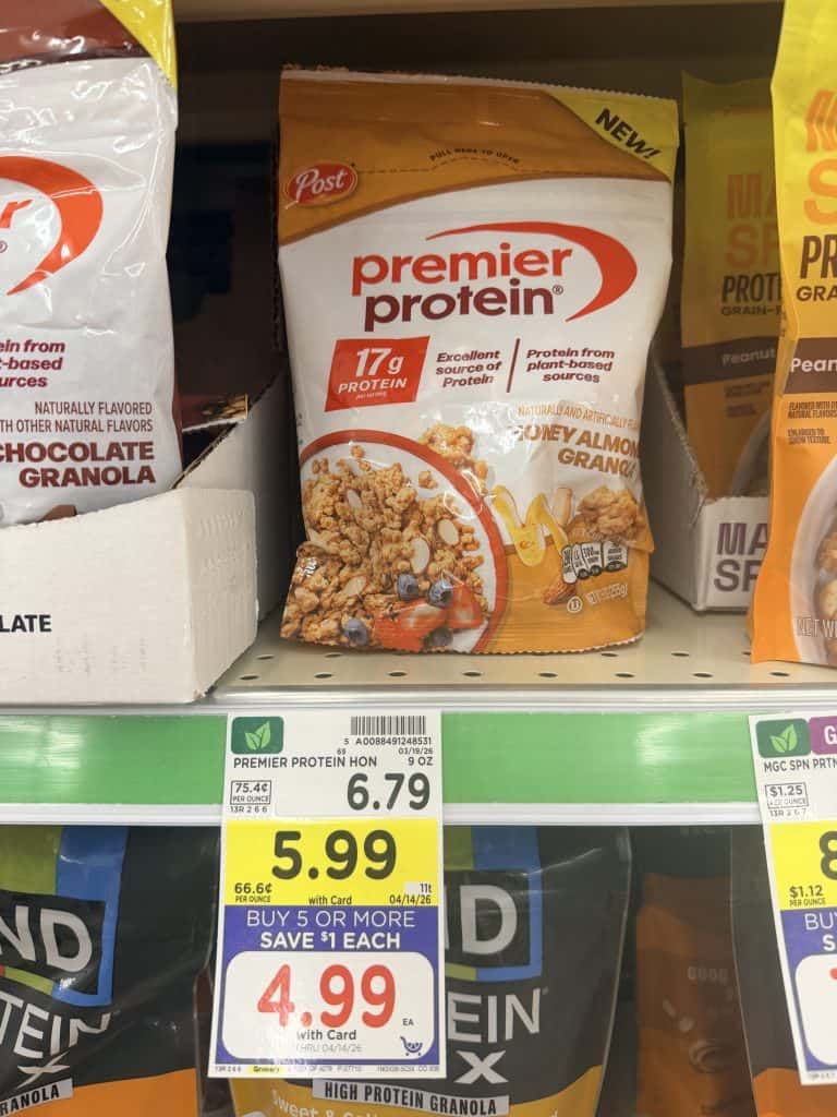 premier protein granola kroger shelf image (1)