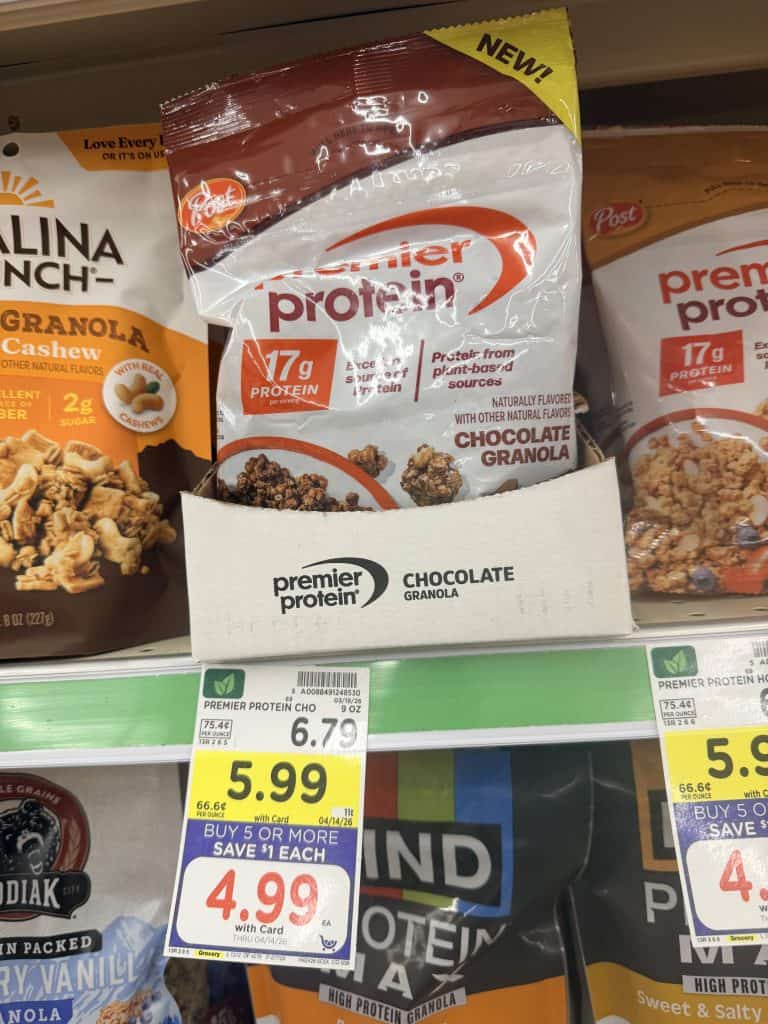 premier protein granola kroger shelf image (1)