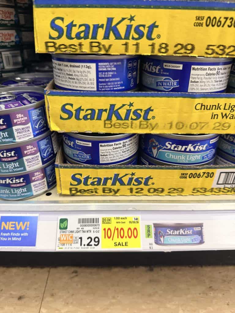 starkist tuna kroger shelf image (1)