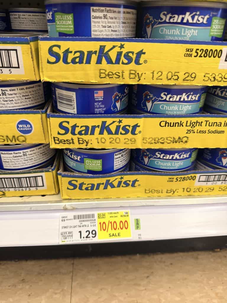 starkist tuna kroger shelf image (1)