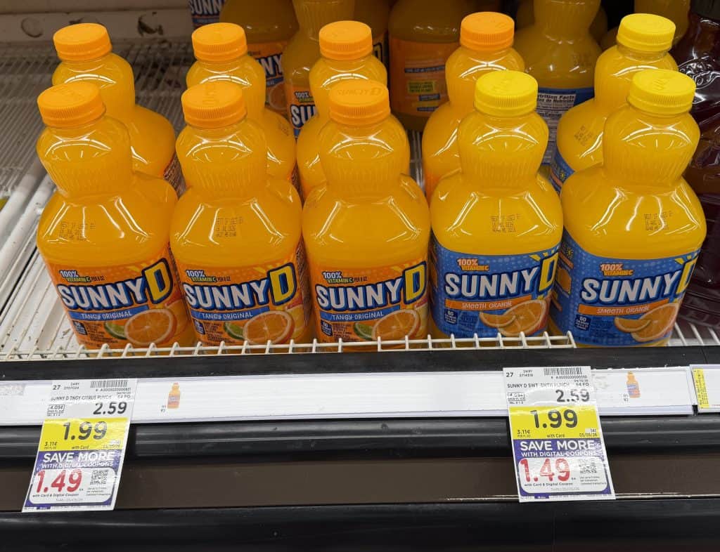 sunny d kroger shelf image