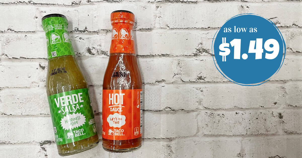 Taco Bell Sauces as low as $1.49!