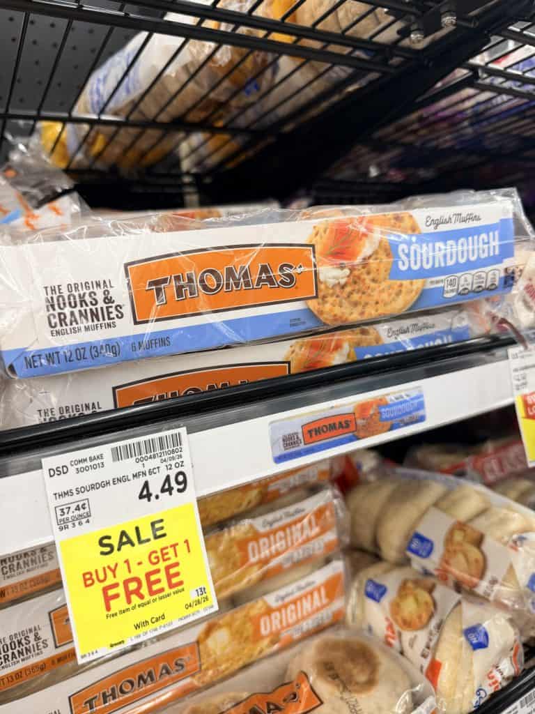 thomas bagels and muffins kroger shelf image (1)