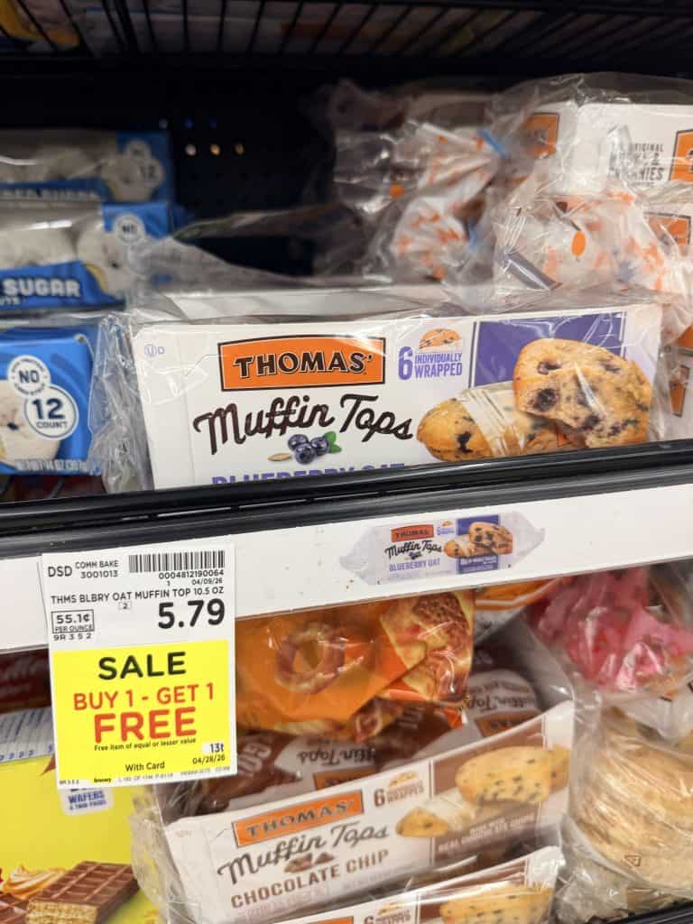 thomas bagels and muffins kroger shelf image (1)