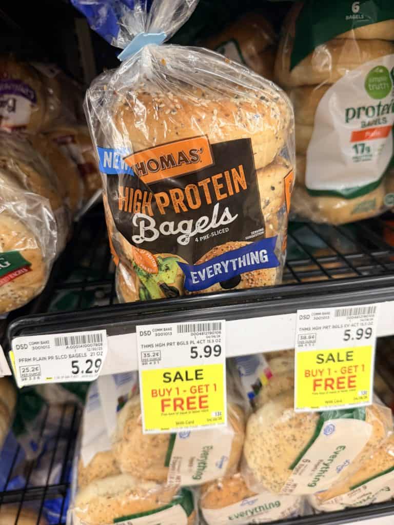 thomas bagels and muffins kroger shelf image (1)