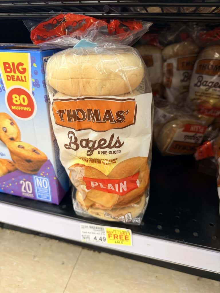 thomas bagels and muffins kroger shelf image (1)