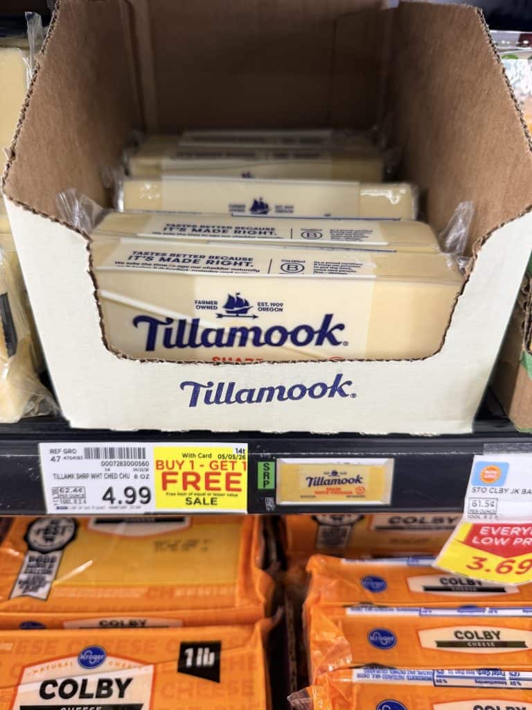 tillamook cheese kroger shelf image (1)