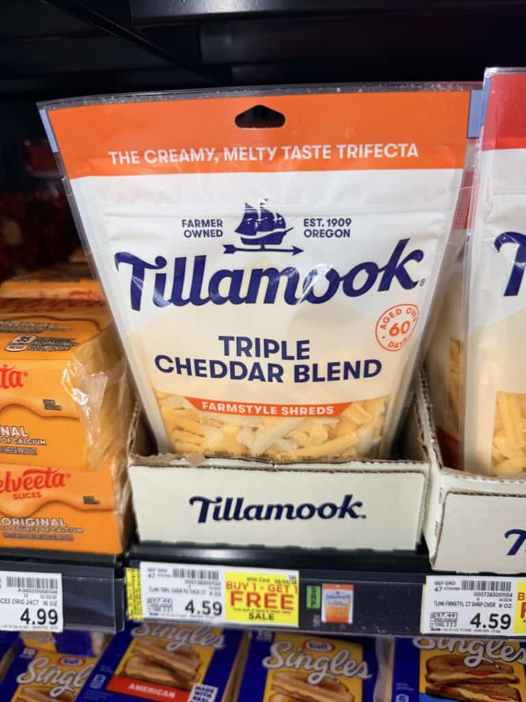 tillamook cheese kroger shelf image (1)