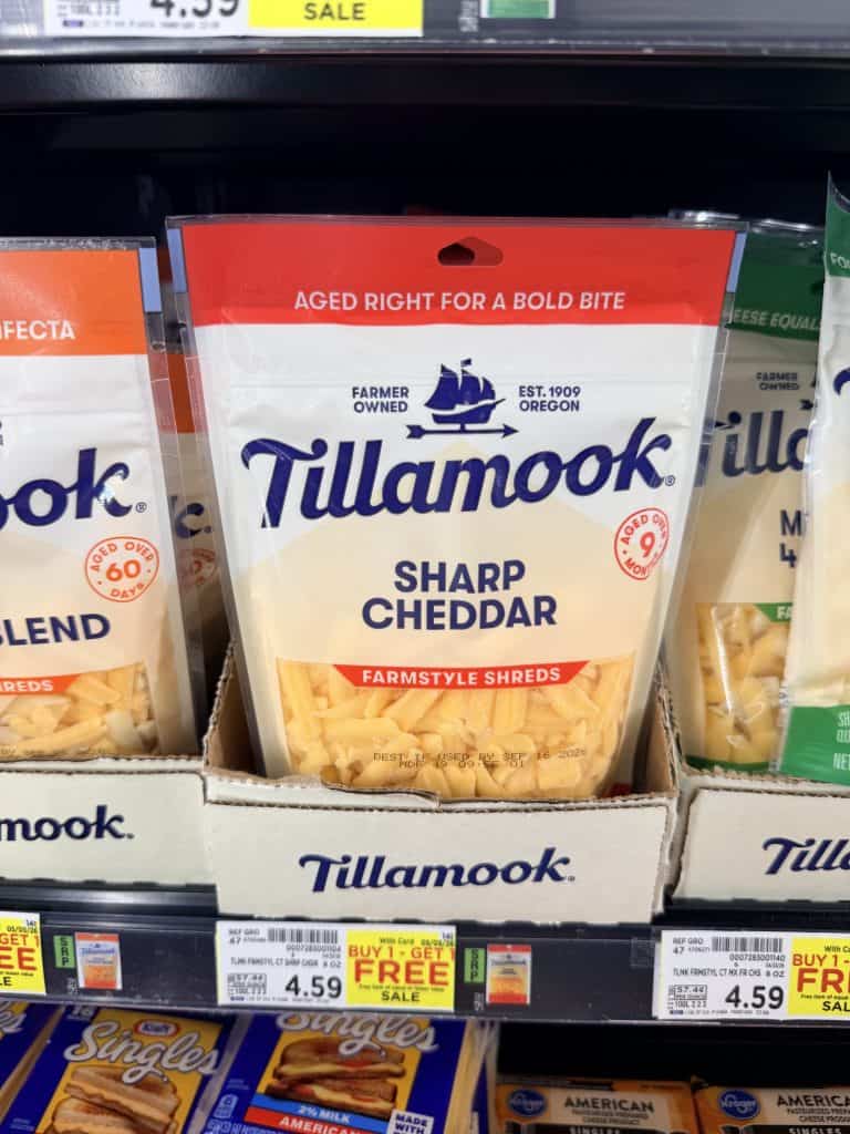 tillamook cheese kroger shelf image (1)