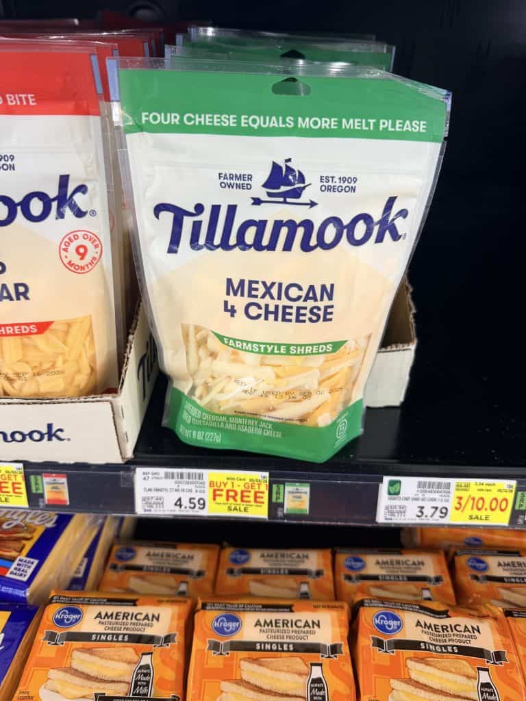 tillamook cheese kroger shelf image (1)