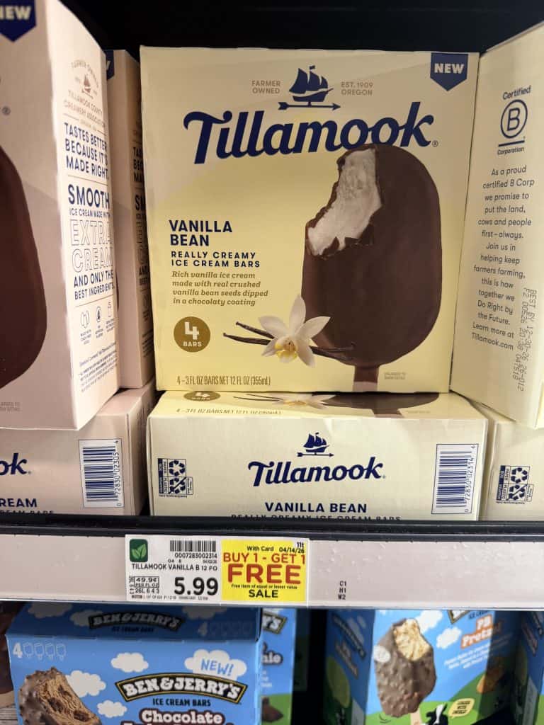 tillamook ice cream and bars kroger shelf image (19)