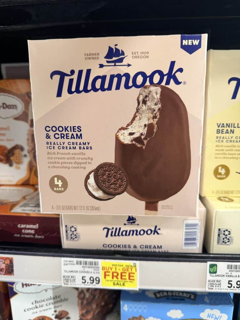 tillamook ice cream and bars kroger shelf image (19)