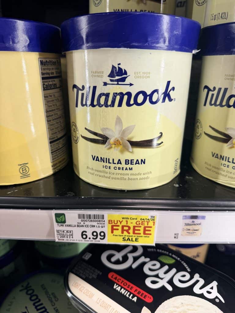 tillamook ice cream and bars kroger shelf image (19)