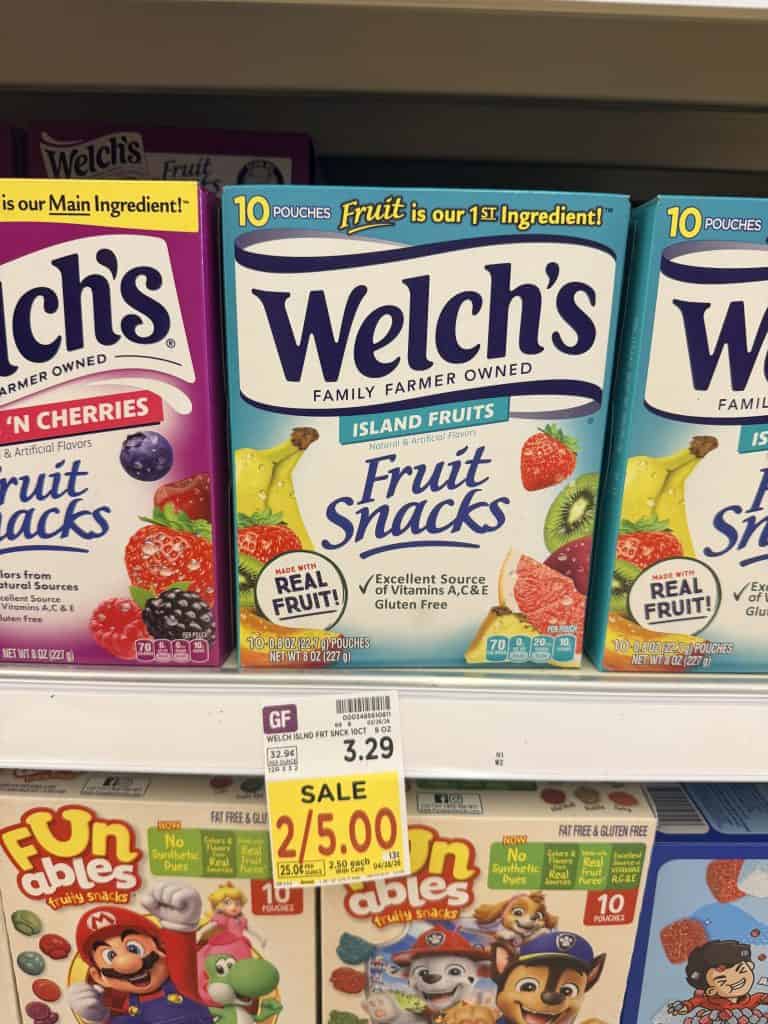 welch's fruit snacks kroger shelf image (1)