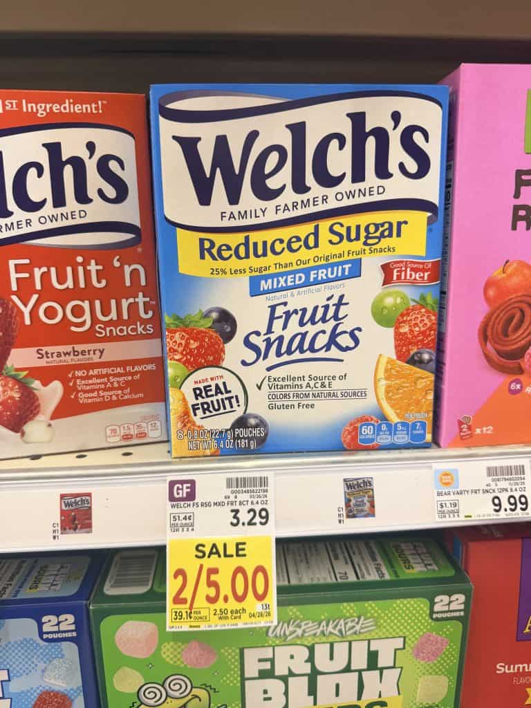 welch's fruit snacks kroger shelf image (1)
