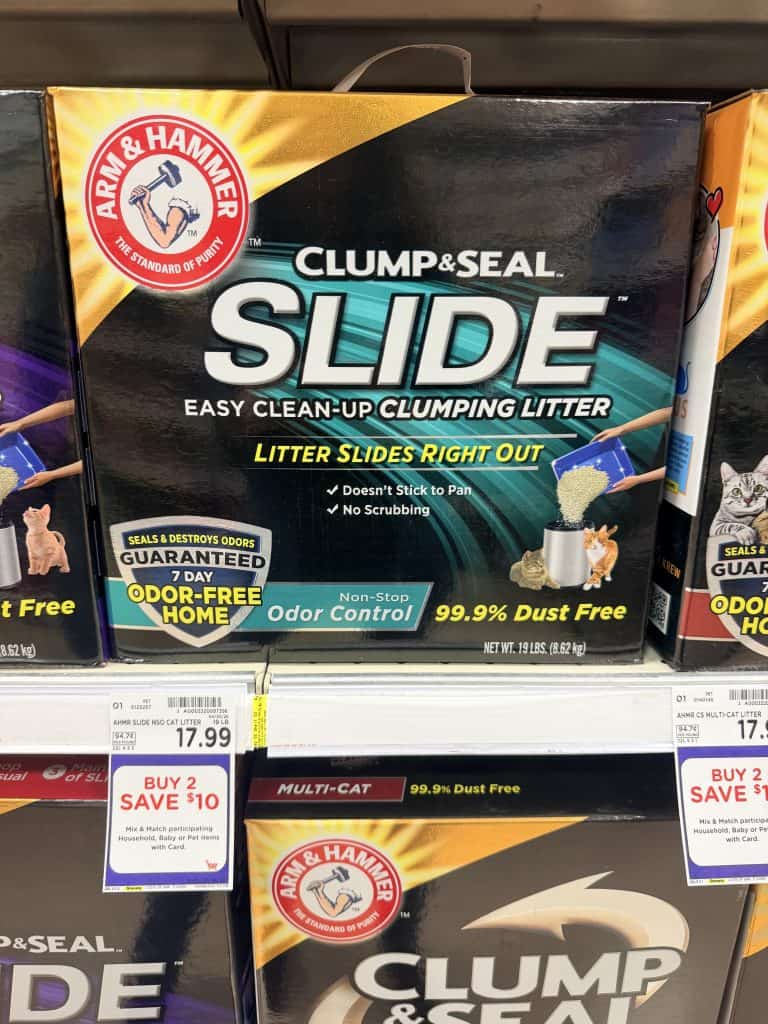 Arm & Hammer Cat Litter Kroger Shelf Image