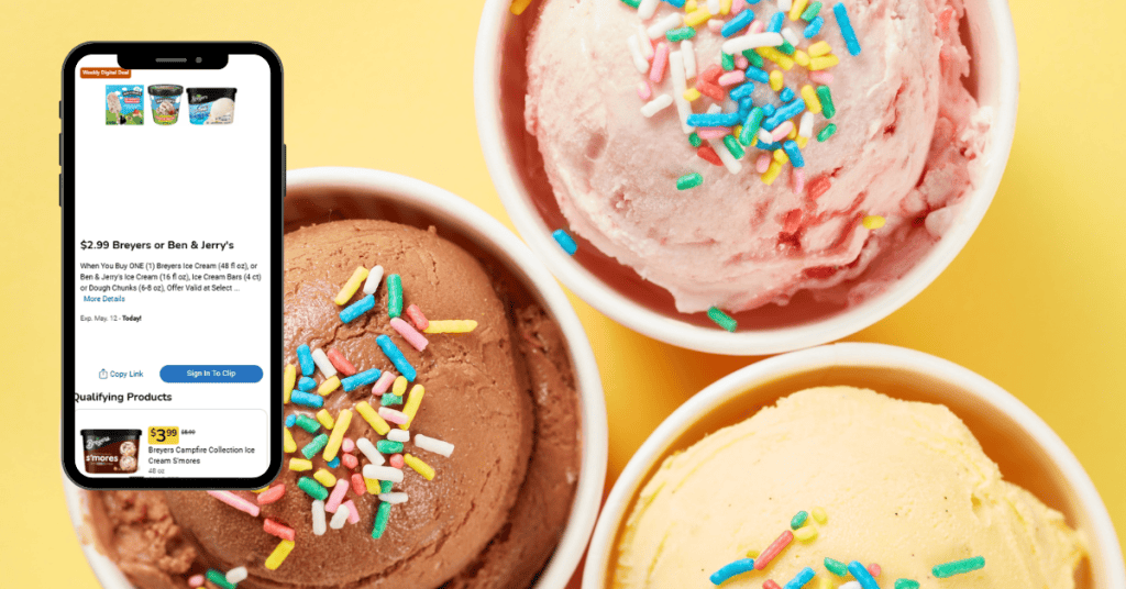 Ben & Jerry's Kroger Digital Coupon