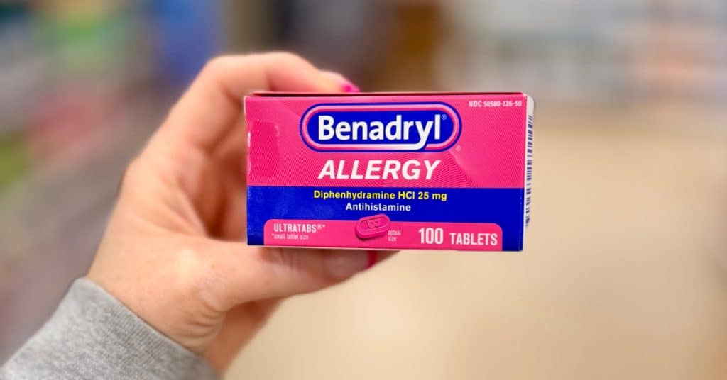 Benadryl 100 ct Kroger