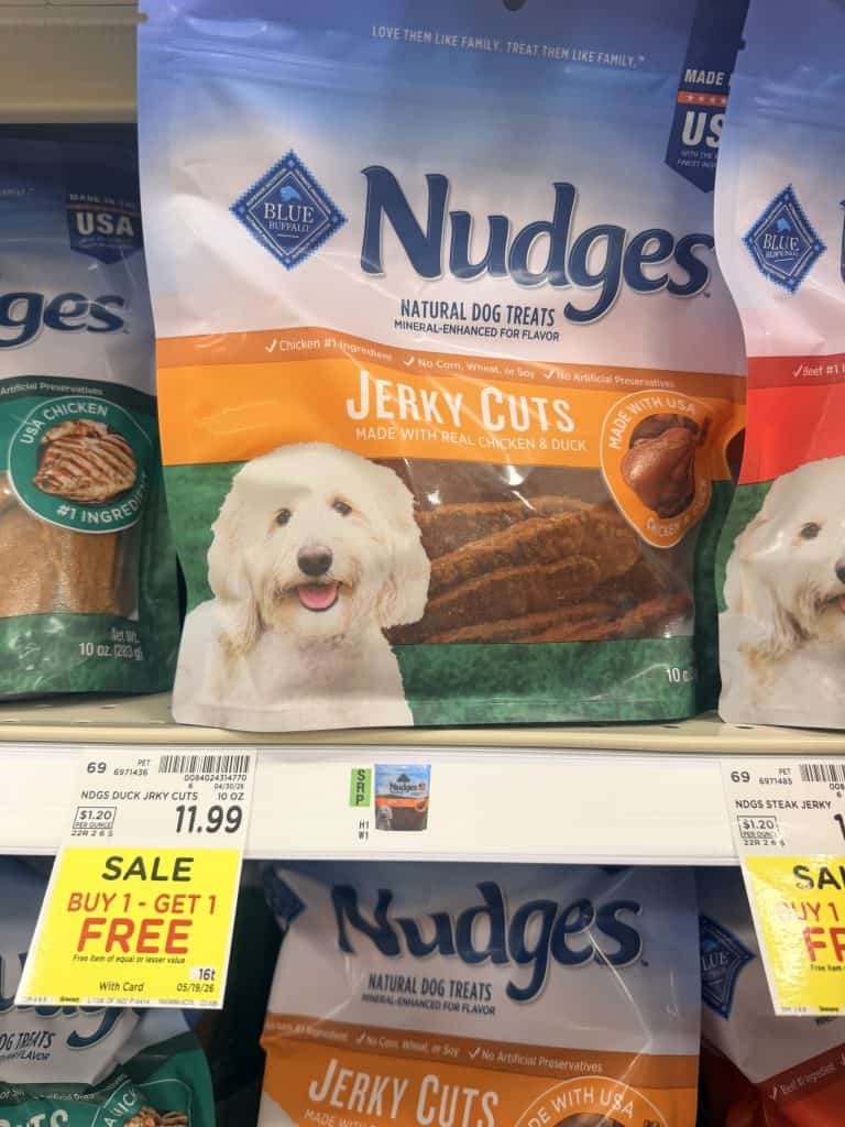 Blue Buffalo Dog Treats Kroger Shelf Image