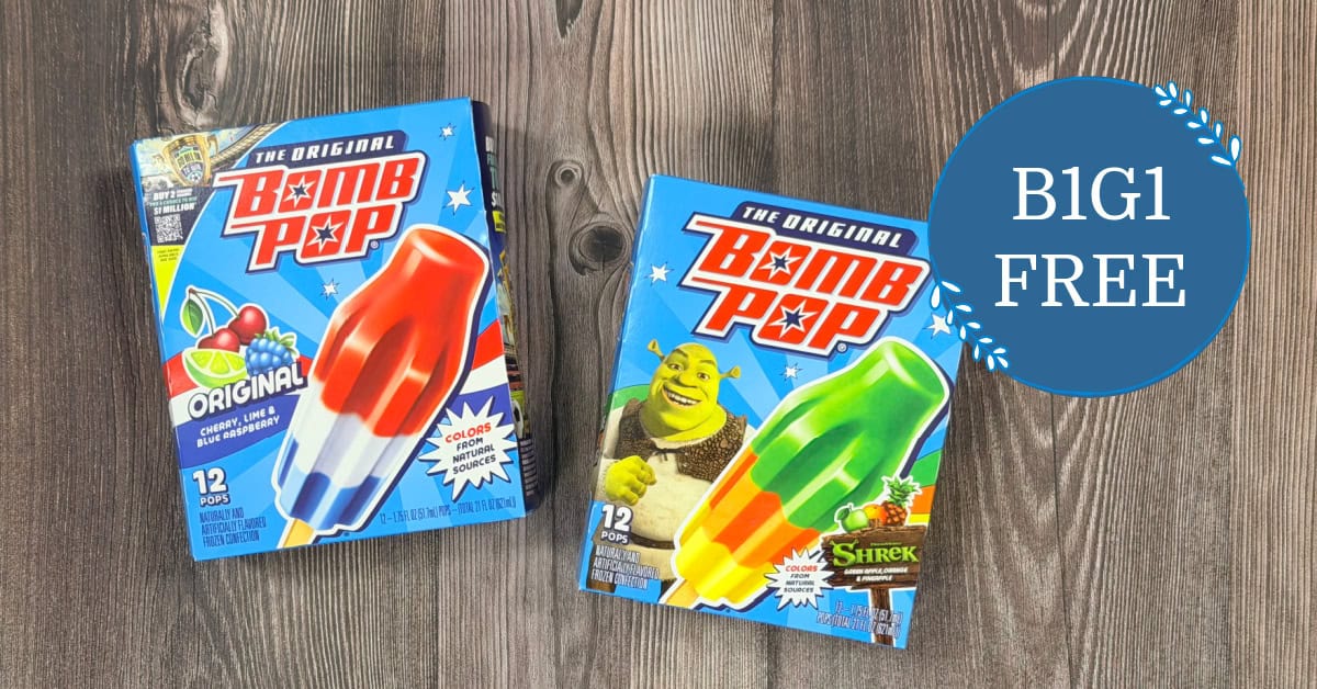 Bomb Pops are B1G1 FREE at Kroger! - Kroger Krazy