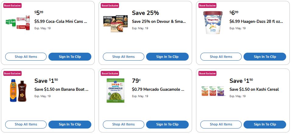 Boost Member coupons kroger