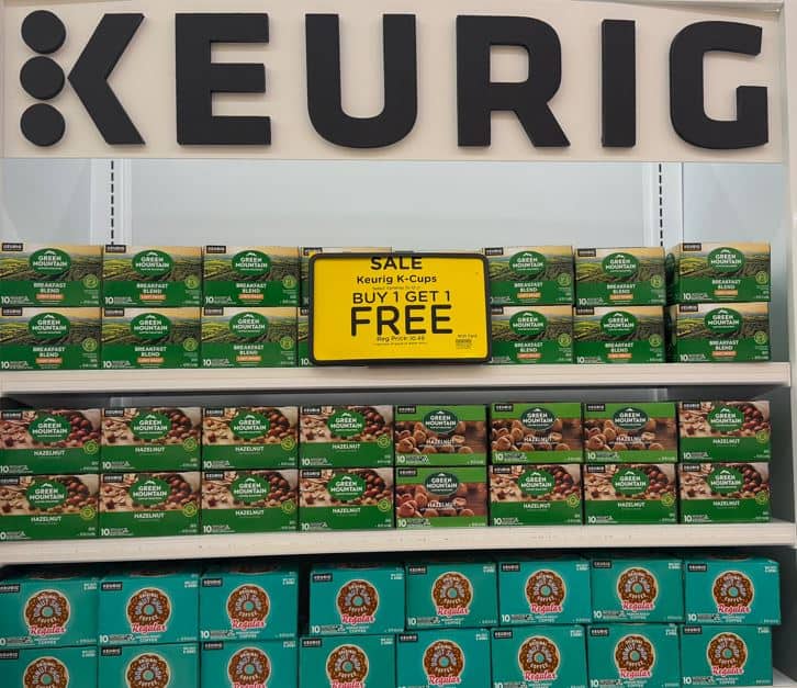 Green mountain coffee kroger shelf image
