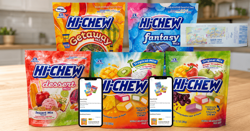 Hi-Chew Kroger Digital Coupons and Catalina Coupon Kroger