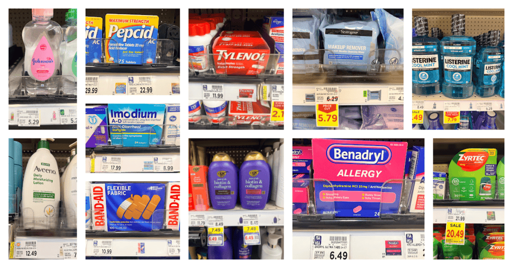 Kenvue Kroger Shelf Images