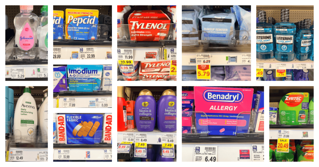 Kenvue Kroger Shelf Images