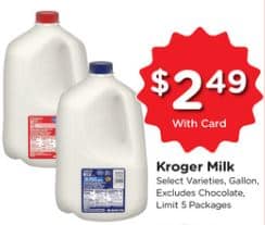 Kroger 3 Day Sale