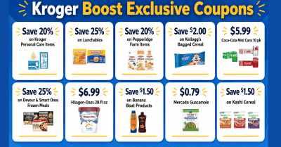 Kroger Boost Exclusive Coupons Kroger Krazy