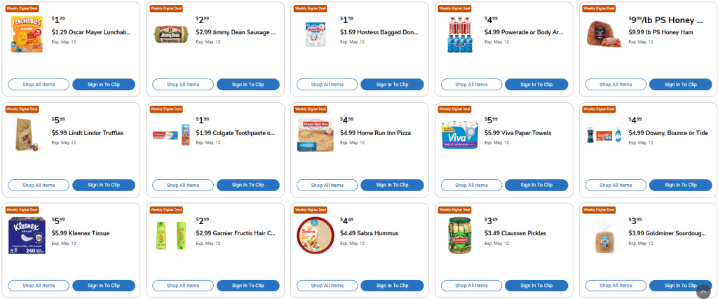 Kroger Weekly Digital Coupons
