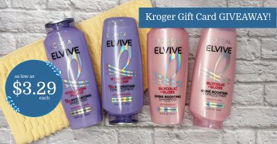 L'Oreal Paris Elvive Shampoo and Conditioner Kroger Krazy