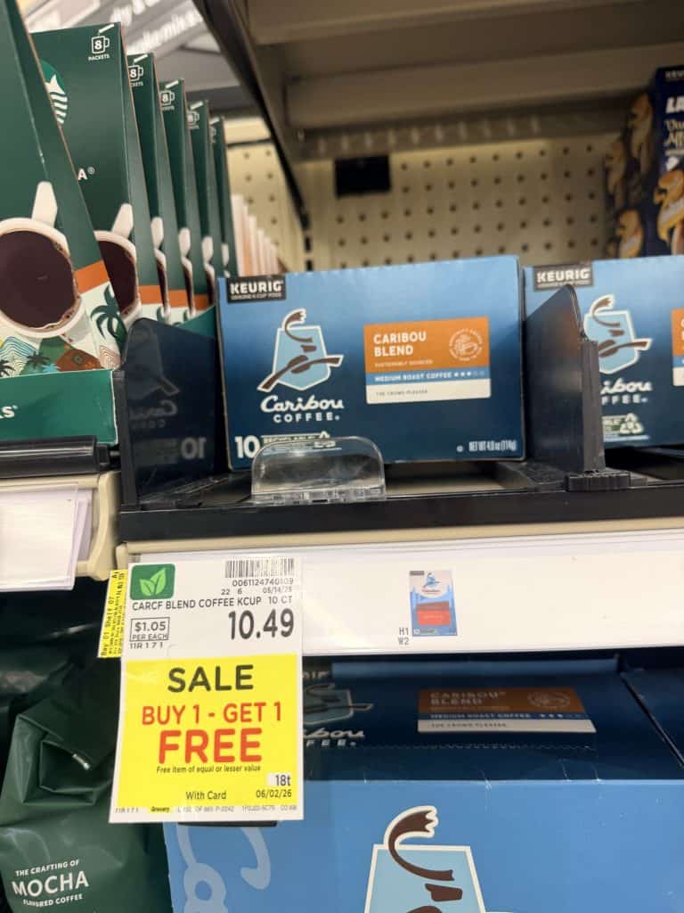 Lavazza, Green Mountain, Keurig, McCafe, Donut Shop Coffee Kroger Shelf Image (1)