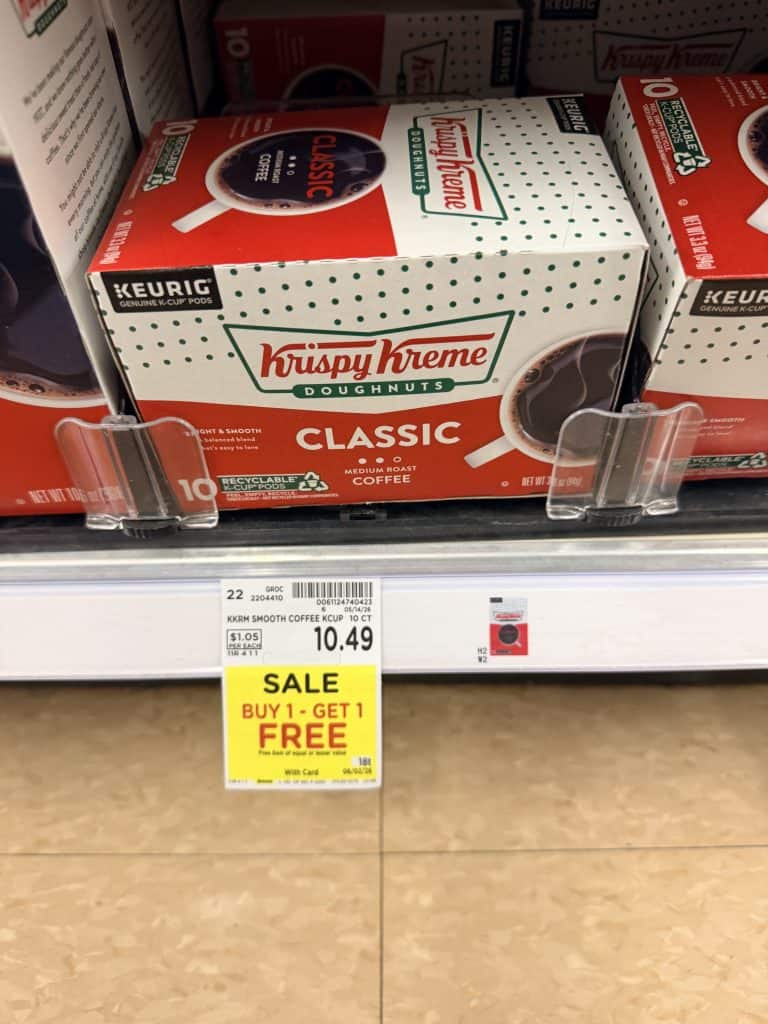 Lavazza, Green Mountain, Keurig, McCafe, Donut Shop Coffee Kroger Shelf Image (1)