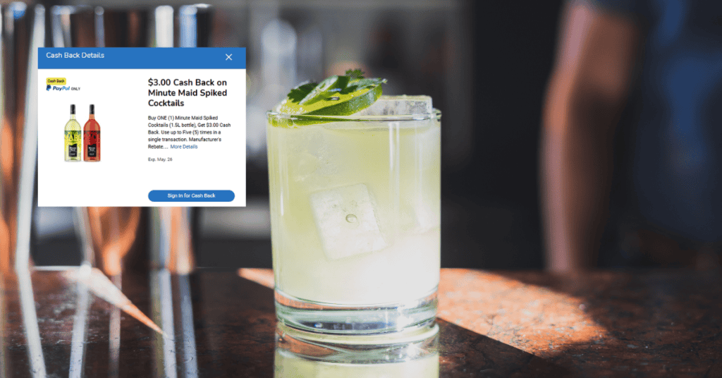 Minute Maid Spiked Kroger Cash Back