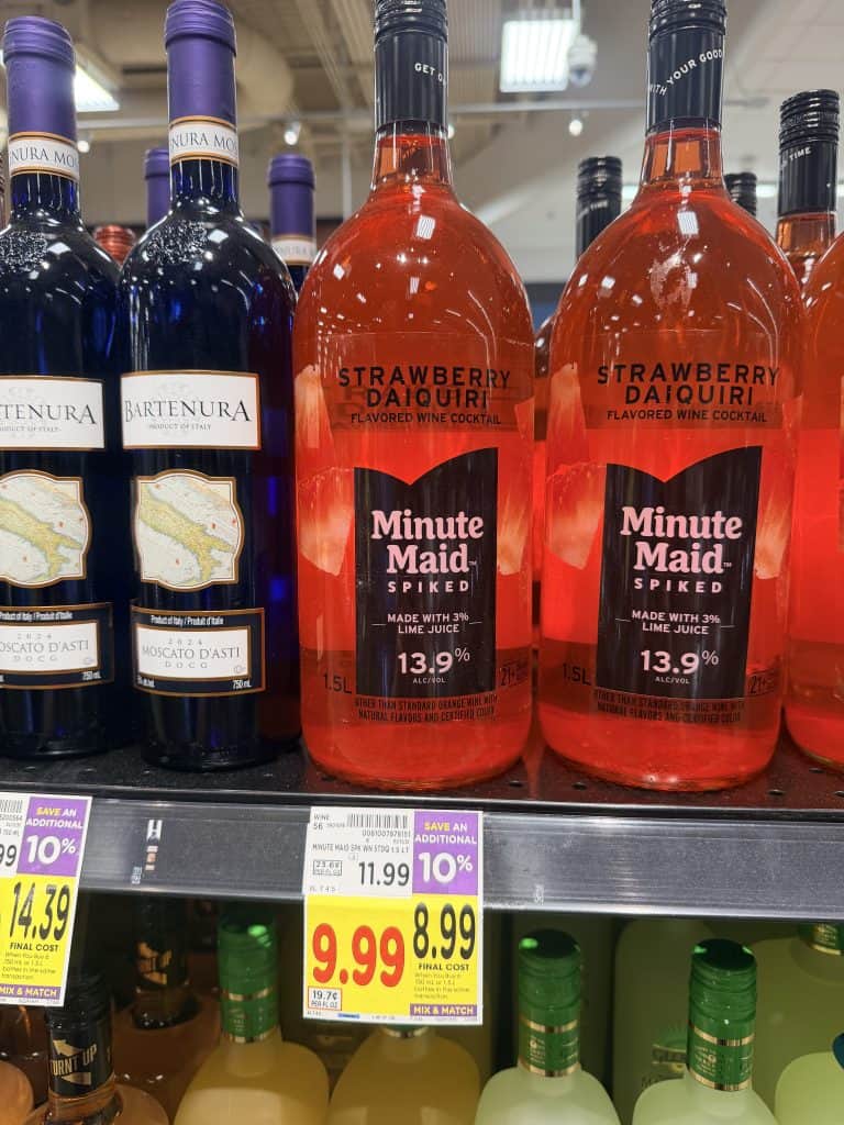Minute Maid Wine Cocktail Kroger shelf image