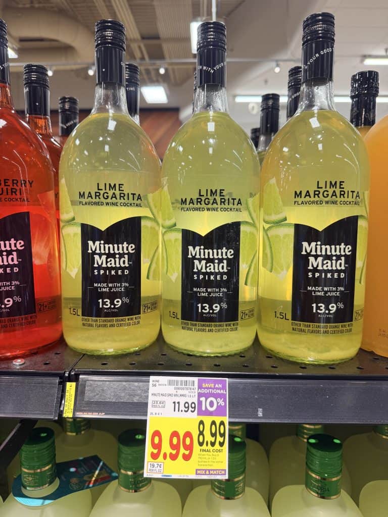 Minute Maid Wine Cocktail Kroger shelf image