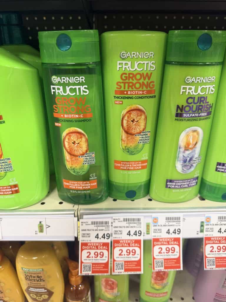 Garnier Fructis Kroger Shelf Image