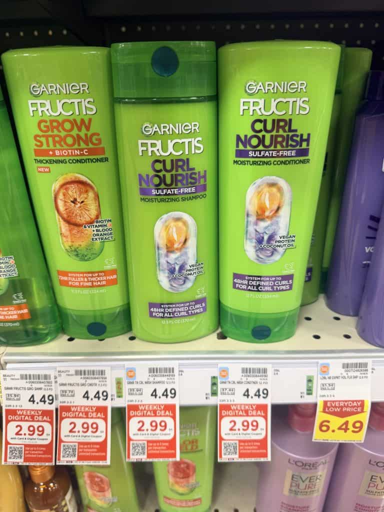 Garnier Fructis Kroger Shelf Image