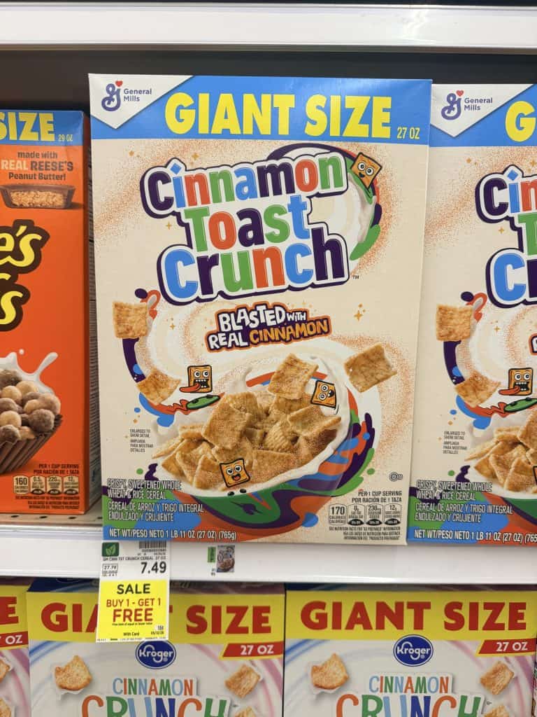 general mills giant size cereal kroger shelf image (4)