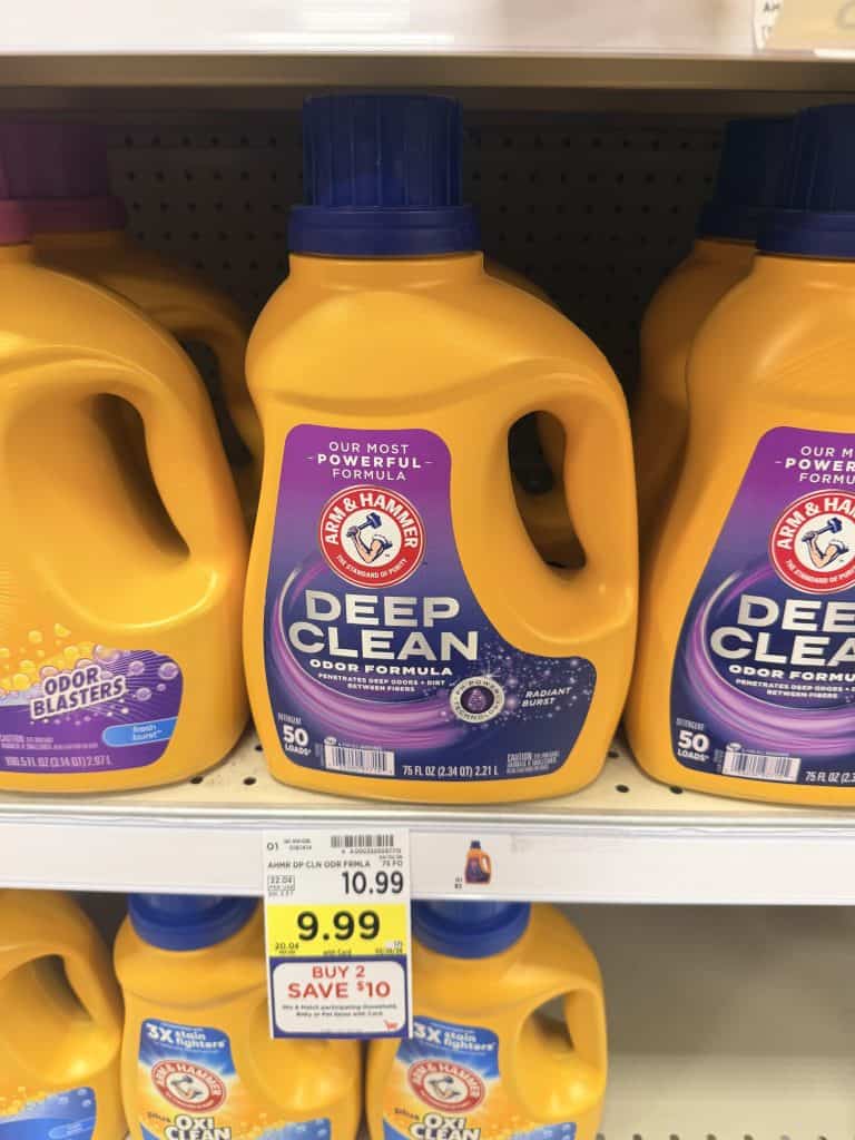 Arm & hammer laundry kroger shelf image
