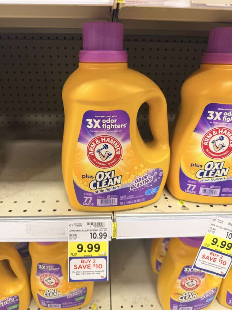 Arm & hammer laundry kroger shelf image