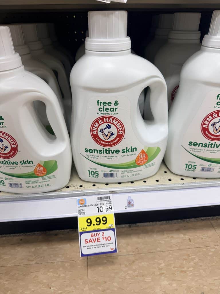 Arm & hammer laundry kroger shelf image