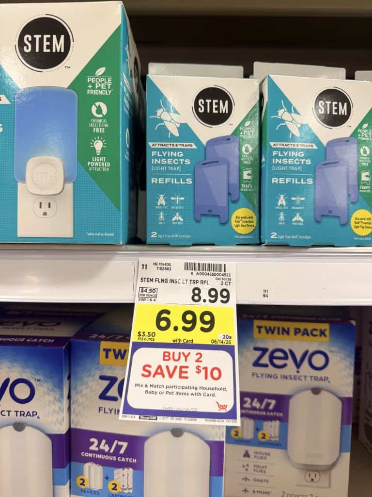 stem light kroger shelf image