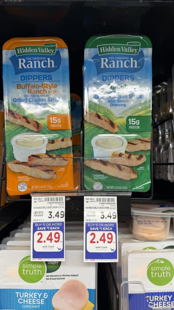 Hidden valley ranch dippers kroger shelf image